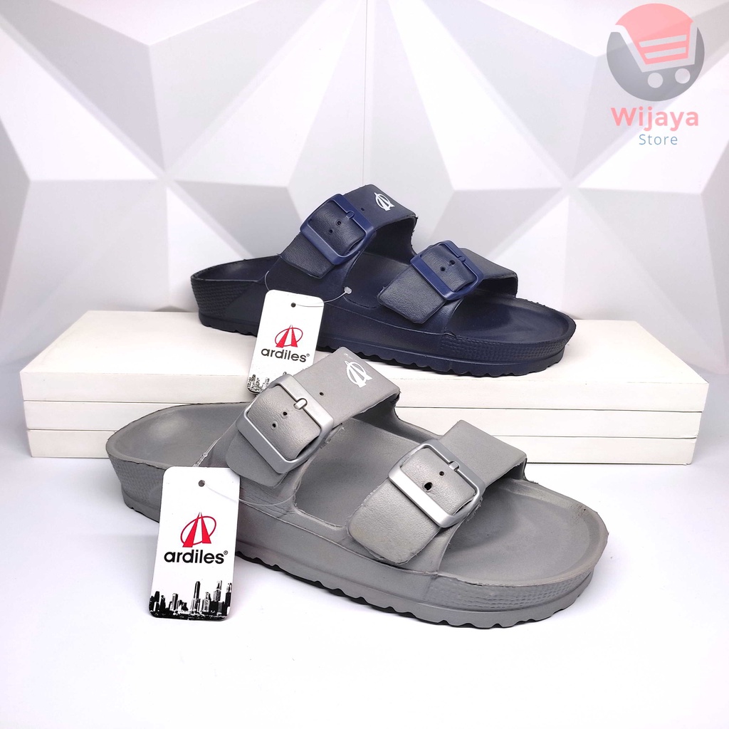 Ardiles 401 Sandal Slop Karet Pria Sendal Slide Selop Karet Phylon Super Ringan Trendy untuk Kenyamanan dan Gaya Cowok Laki-laki