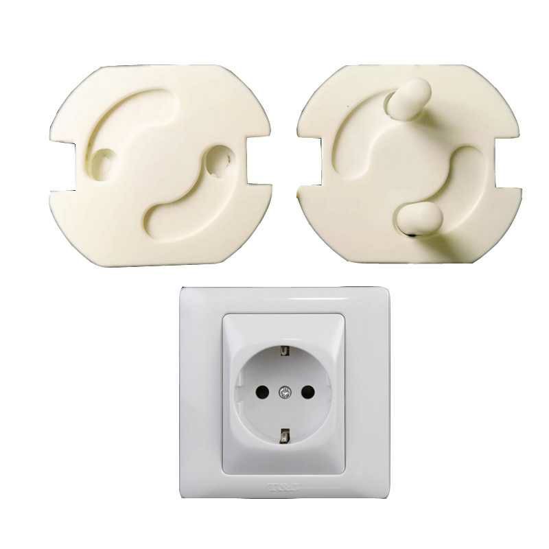 Safety Socket Plug Listrik EU Spring Style Pengaman Colokan