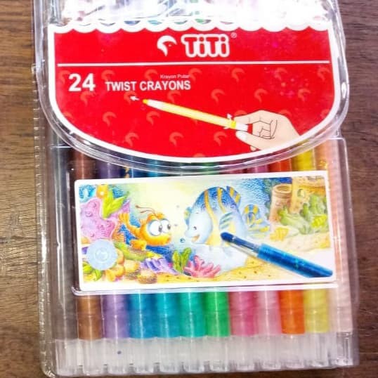 

Crayon Putar TiTi 24 warna