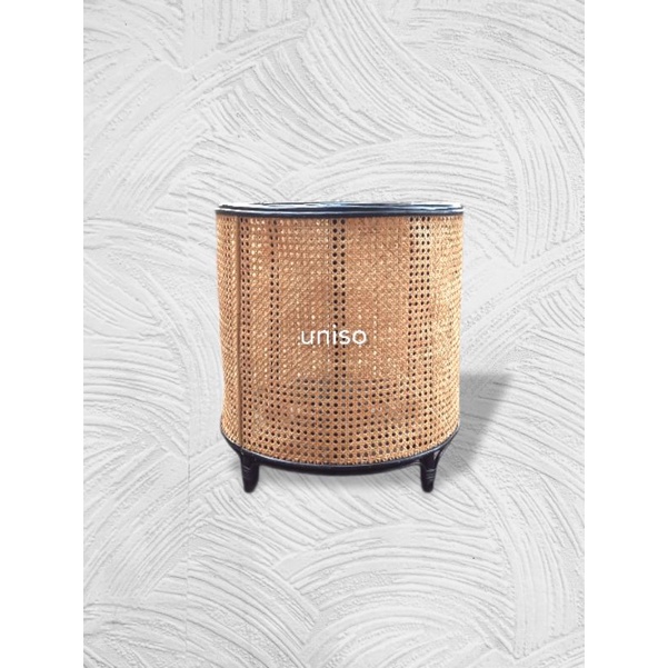 Circle Rattan Pot / Pot Bunga / rak baju kotor / pot rotan / pot bunga rotan / rak bunga rotan