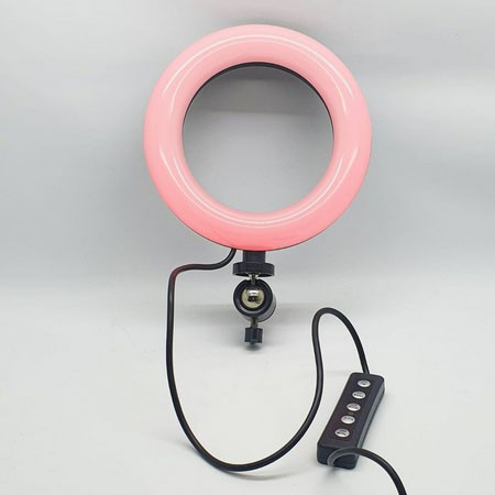 RGB LED MJ16 Ring Light Lampu Selfie Studio Photo 6 Inch / 16cm