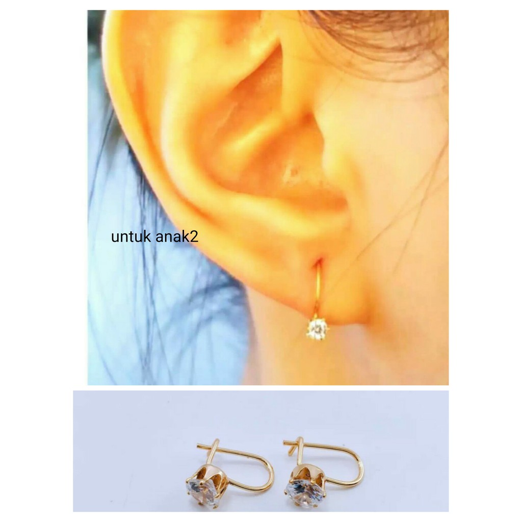 ANTING DESI UNTUK ANAK ANAK GOLD ANTI ALERGI