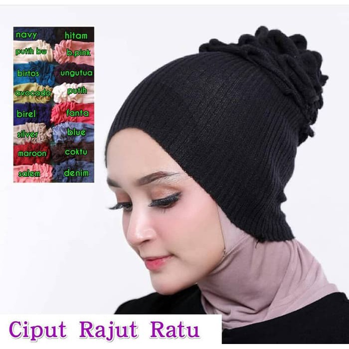 ciput rajut konde premium ciput rajut cepol ciput rajut ratu
