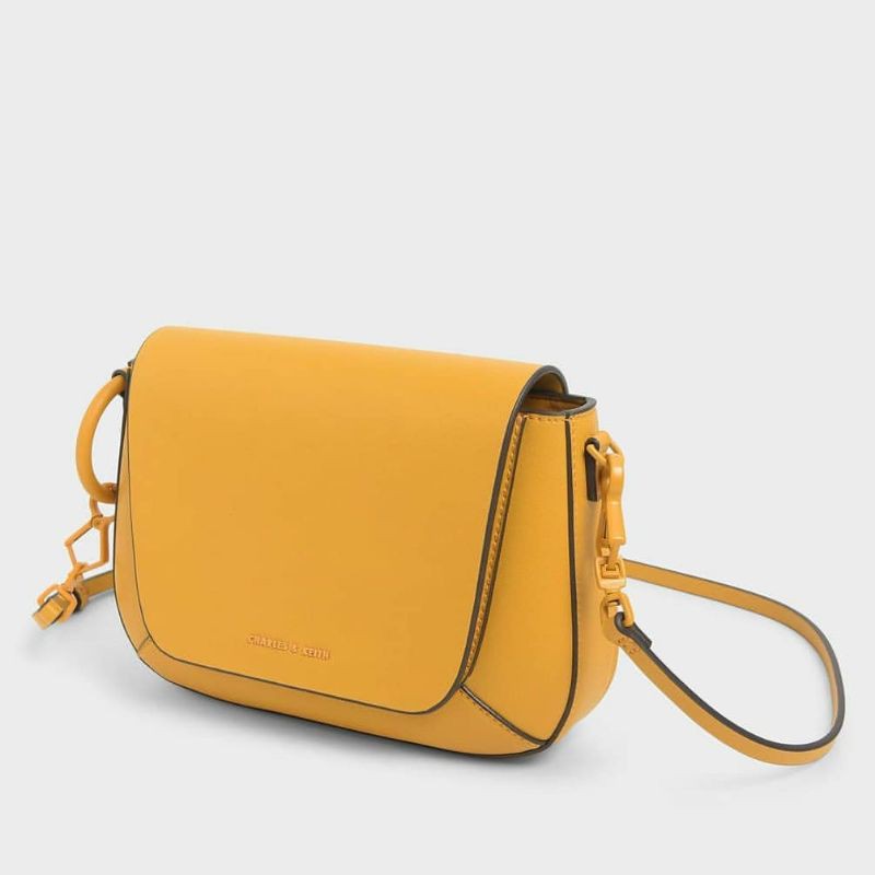 CK Front Flap Crossbody Bag