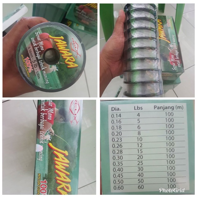 SENAR PANCING NYLON COPOLYMER JAWARA