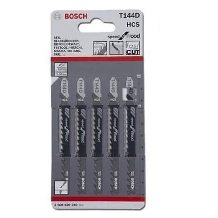 BOSCH Mata Jigsaw T144D Triplek Kayu Wood Jig Saw Blade Gergaji T 144D