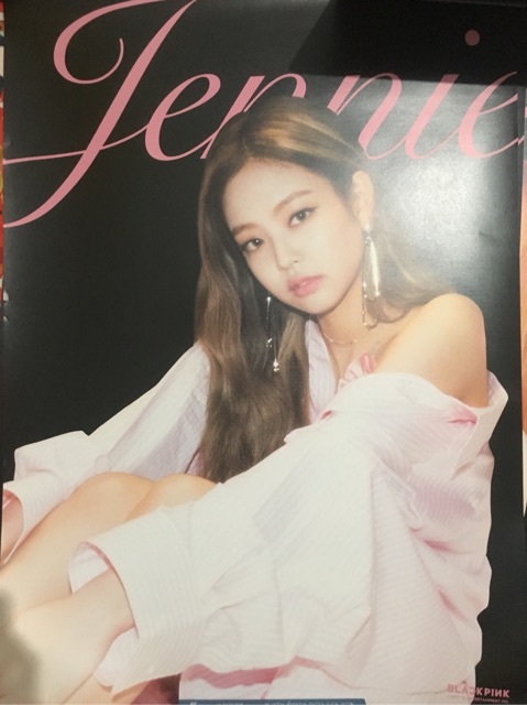 JENNIE POSTER YG OFFICIAL BLACKPINK POP-UP STORE POSTER JENNIE