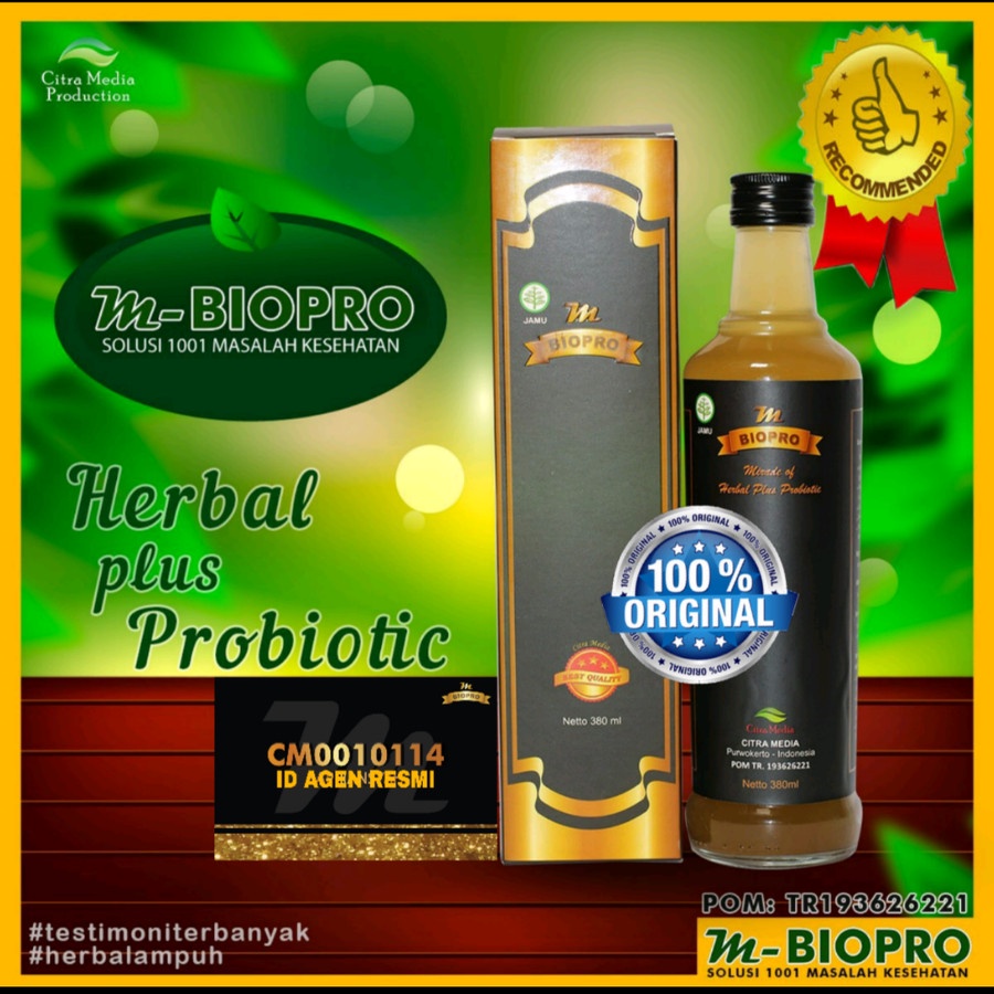 M BIOPRO ASLI Herbal Probiotik M-BIOPRO m-bio pro mbiopro M BIO PRO
