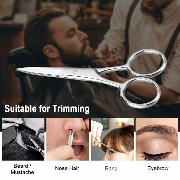 

Gunting Tajam buat Kumis/Jenggot/Alis Bahan Stainless