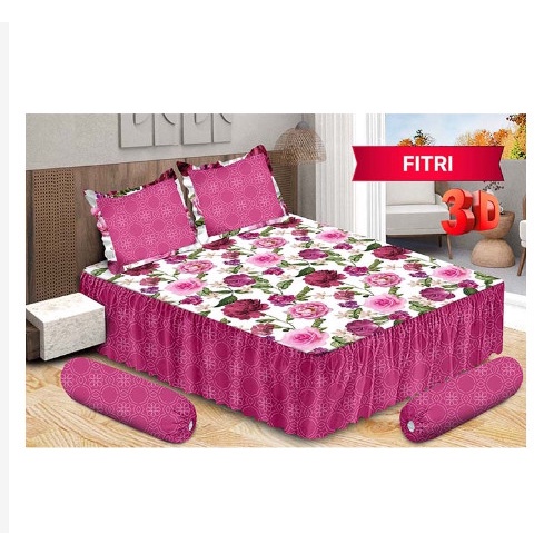 SPREI BONITA RUMBAI KING 180X200 B4 SPREI REMPEL NO.1