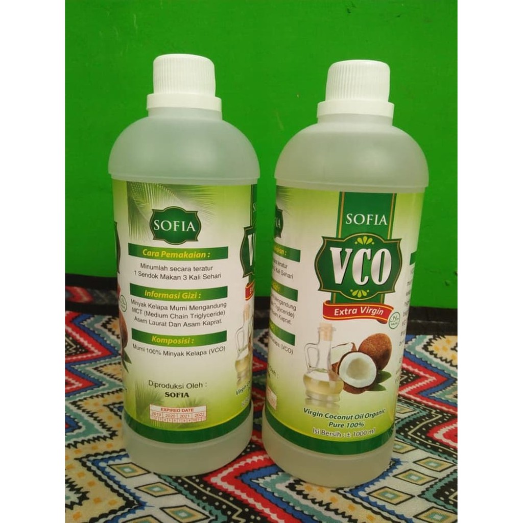 

DISKON Vco virgin coconut 1KG oil minyak kelapa murni 100persen