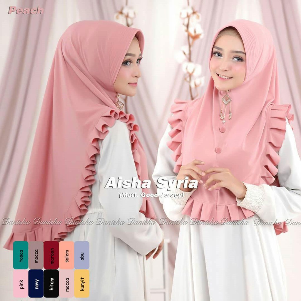 Zhafira Hijab kerudung wanita / hijab instan syari / hijab jumbo / hijab instan murah glosir