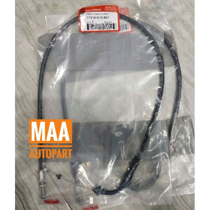 Cable Comp A B Throt Kabel Tali Gas Atas Bawah CB150R CB 150R K15M 17910K15601 17920K15601 Asli