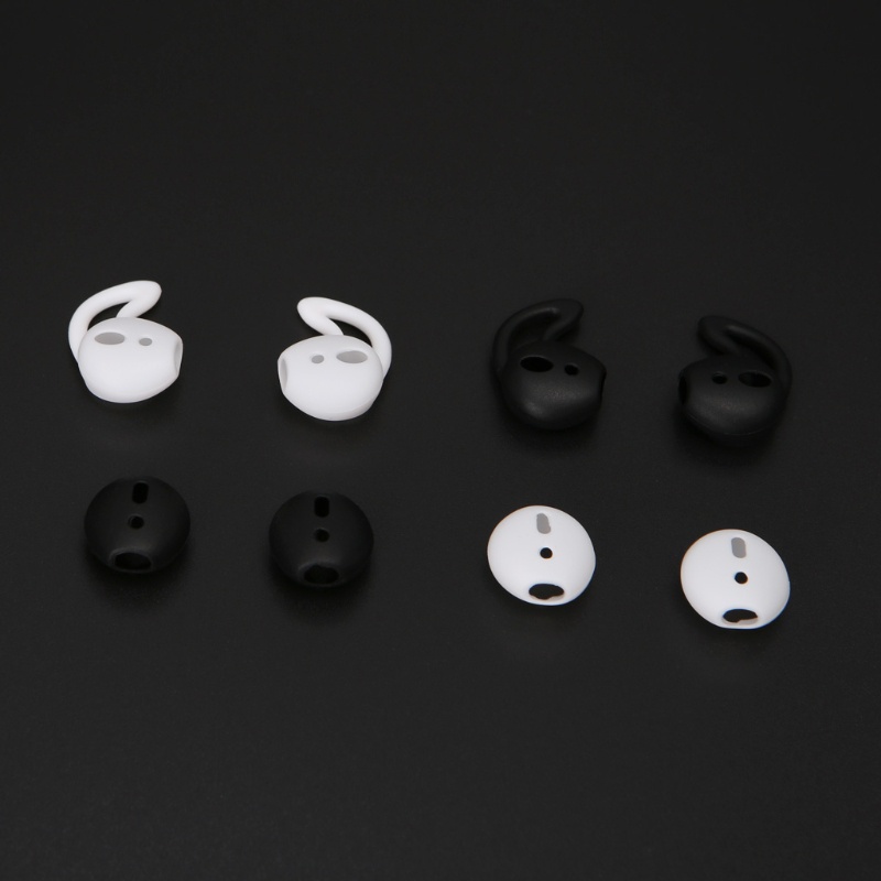 Cre Universal Silicone Sleeve Replacement for Apple Untuk Earbuds Eartips 4pasang Ear Tip Bud Ear Cap Silicone