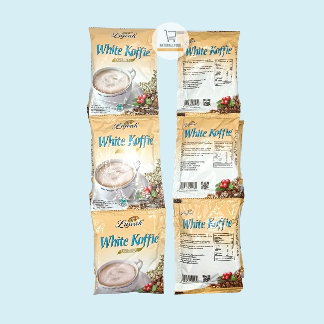 Kopi Luwak White Koffie Original /White Coffee 20gr /10 Sachet/1 renteng isi 10