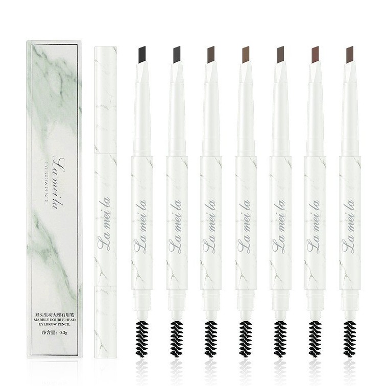 LAMEILA Pensil Alis 2 in 1 / Eyebrow Pencil 7 Color Available