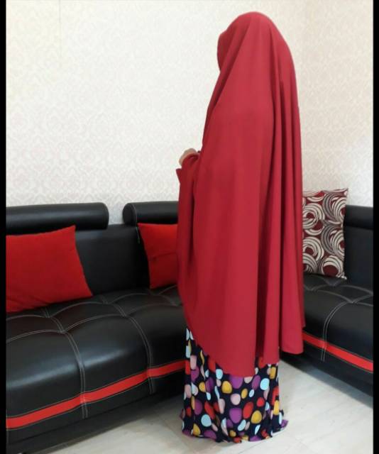 JILBAB INSTAN BELLA / JILBAB INSTAN / SHALWA INSTAN / HIJAB INSTAN SUPER JUMBO KHIMAR PETT XXL-1