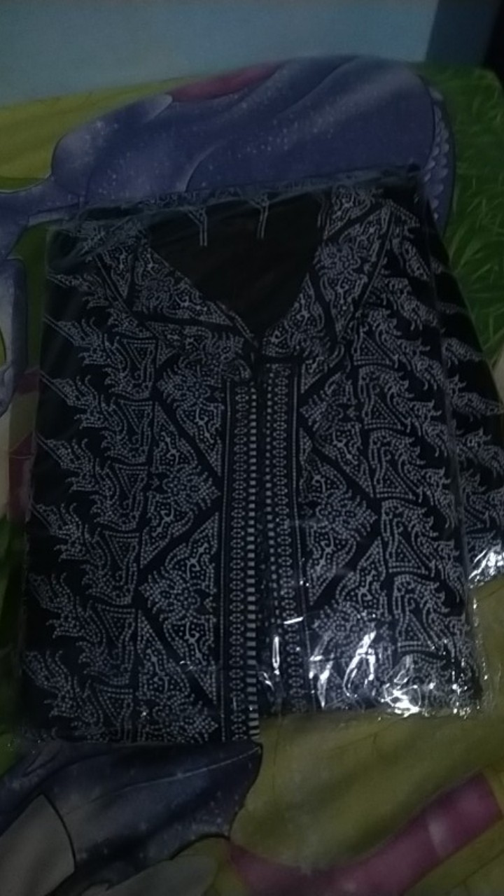 Gamis Cardi Batik Halus, Gamis Batik Busui, Gamis Batik Sabyan