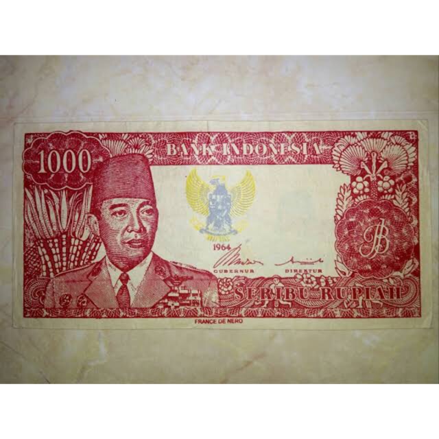 Uang Kuno 1000 Soekarno