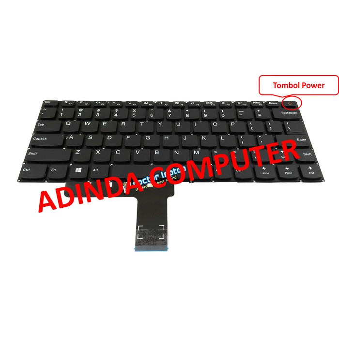 Keyboard Laptop Lenovo Ideapad 110-14 110-14IBR 110-14ibr Non Frame FS