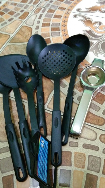 Alat Masak Spatula Set 6 - Black