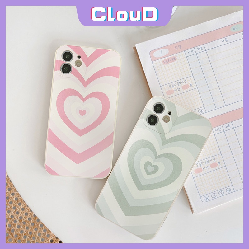 Soft Case TPU Motif Hati Warna Gradasi Untuk Vivo Y20 Y15S Y11S Y11 Y33T Y12 Y20 Y30 Y17 Y15 Y53S Y01 Y33S Y20i Y21 Y1 Y21A Y5S Y21