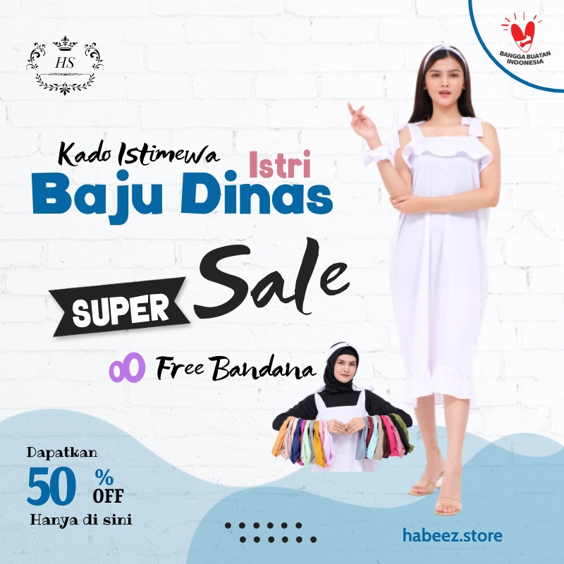 Jual Baju Dinas Istri Malam Pertama Sexy Putih Hadiah Kado Ulang Tahun