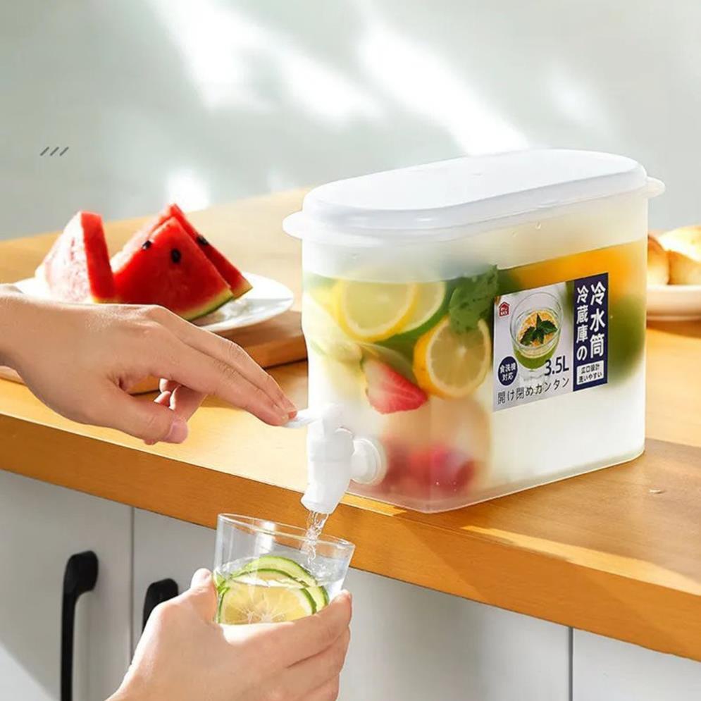 Dispenser Juice portable Minuman kulkas 3.5 Liter / teko air portable / Drink Water Jar