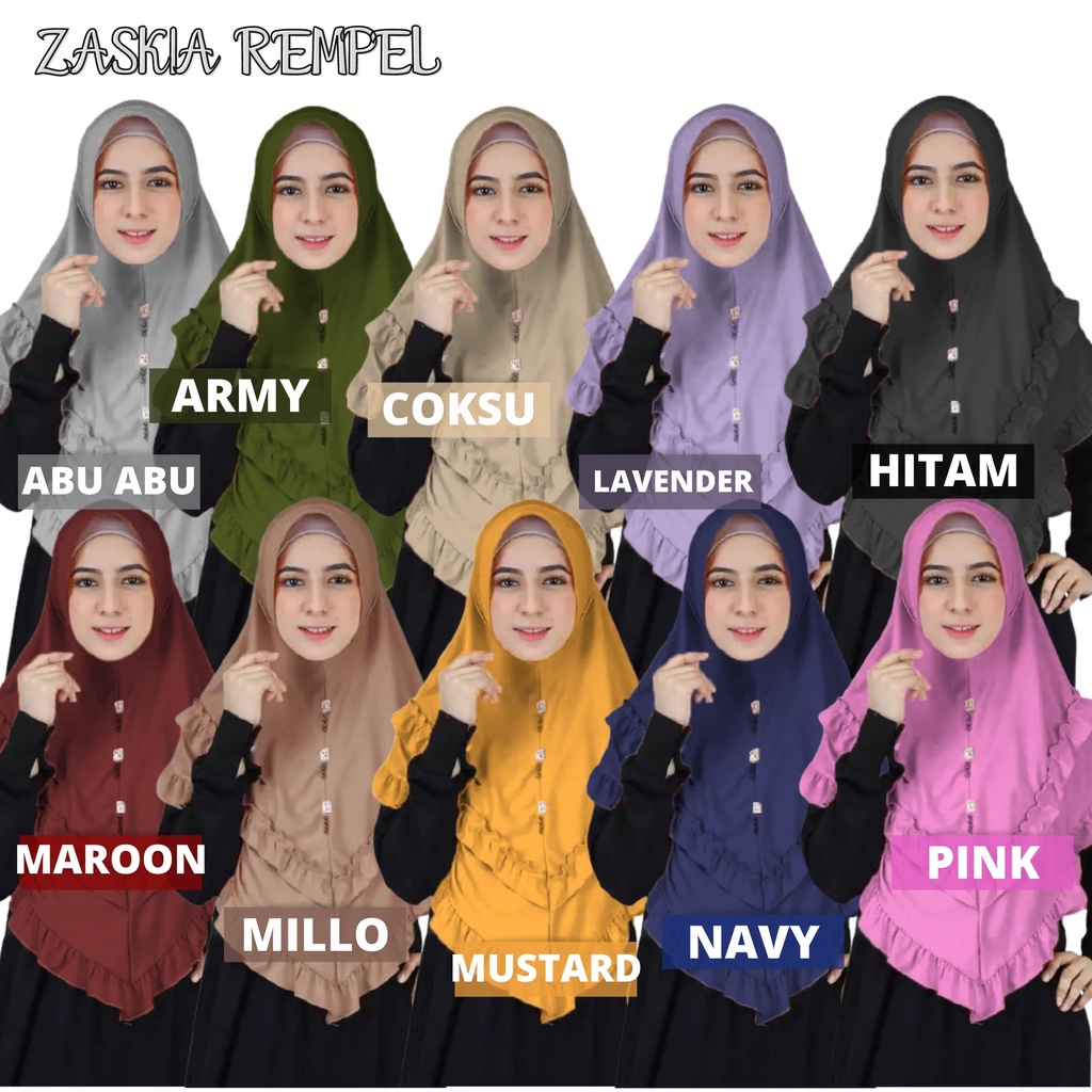 Kerudung Instan Jersey kekinian Terbaru 2022 modern dewasa hijab instan kekinian terbaru  ibu ibu ke