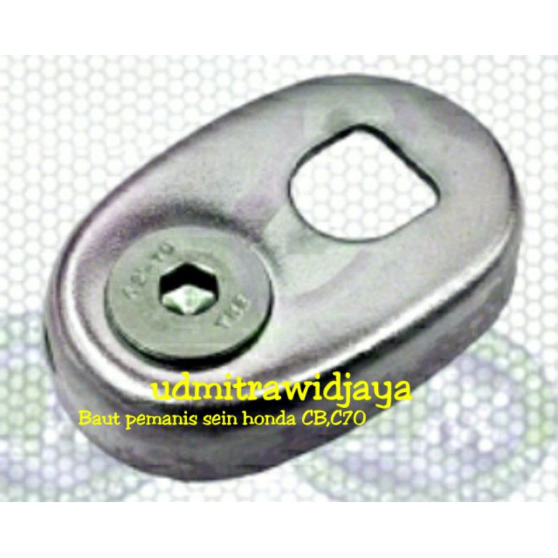 Baut L stainless pemanis manisan sein honda CB C70 1PCS baut manisan reting riting sen CB baut 10an