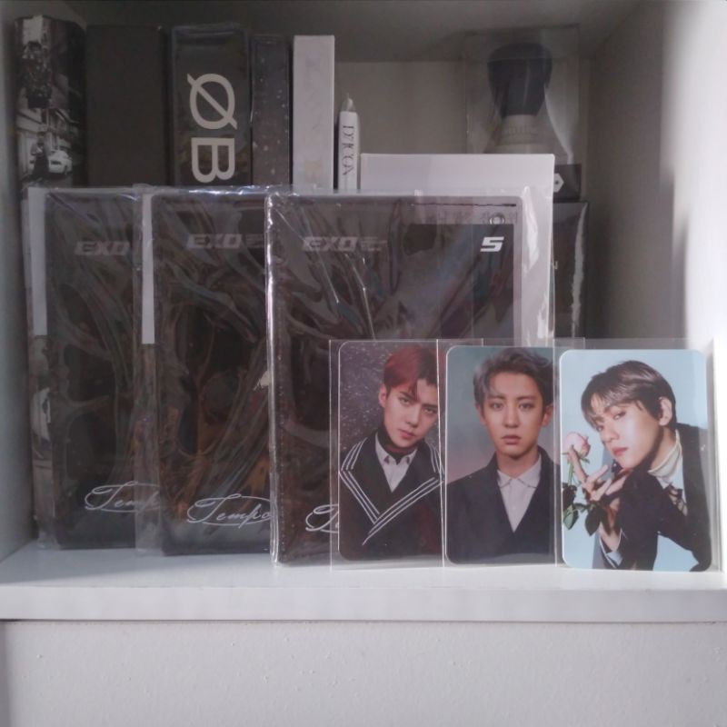 Passport Wallet Tempo + Photocard Baekhyun Chanyeol Sehun Official