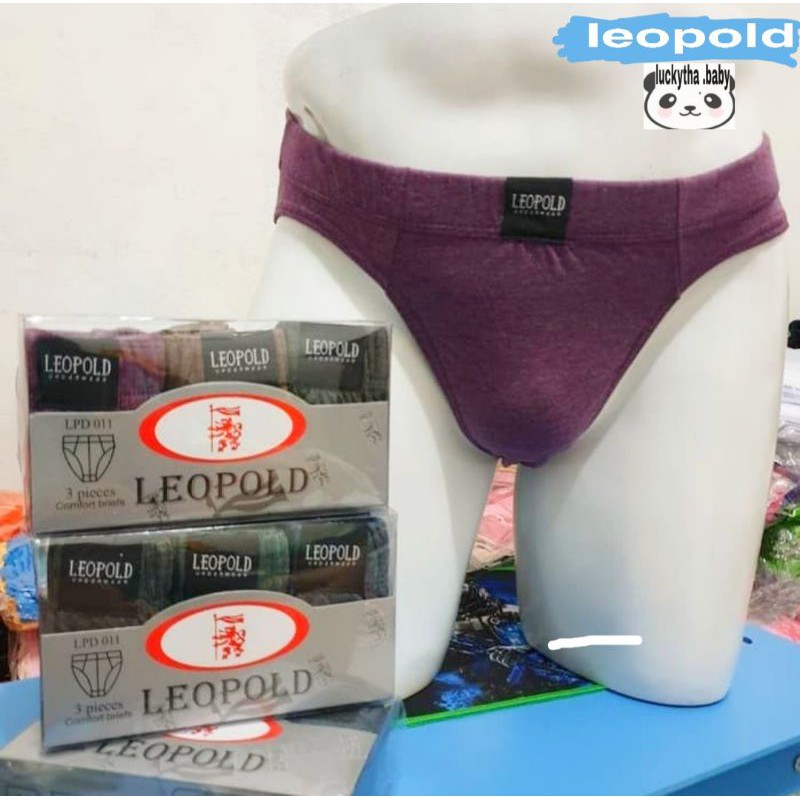 3pcs _cd LEOPOLD  LPD 011 celana dalam pria dewasa m.l.xl / celana dalam leopold