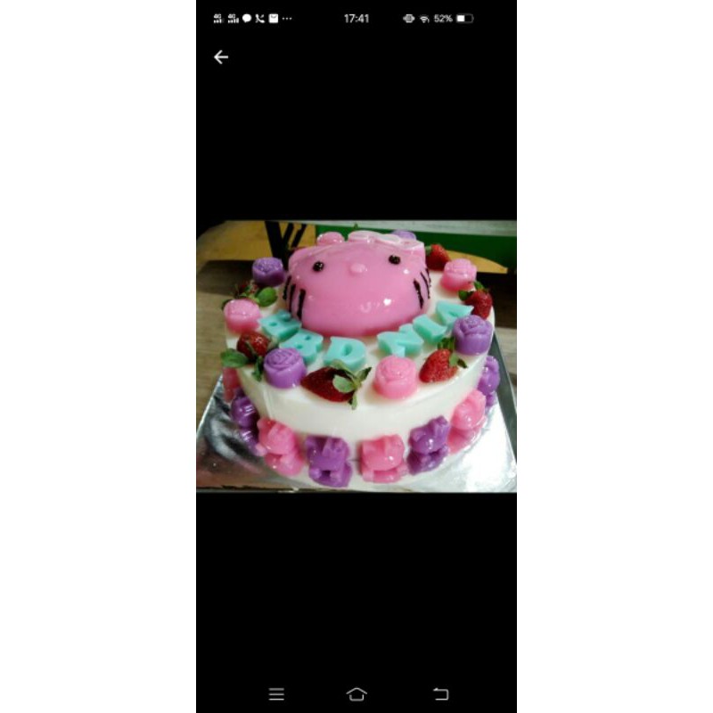 

puding hello kitty