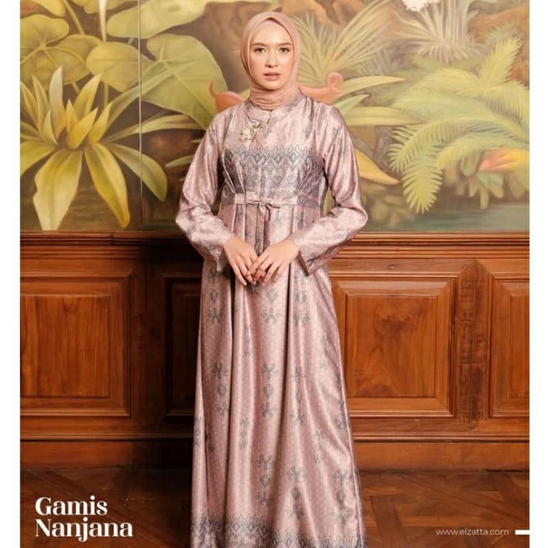 GAMIS TERBARU DRESS MOTIF GAMIS NANJANA ELZATTA