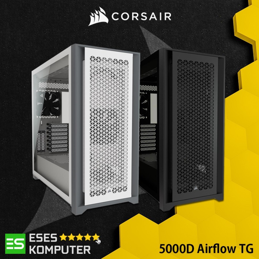 Case Corsair 5000D Airflow - ATX - Tempered Glass Mid Tower Smart Case