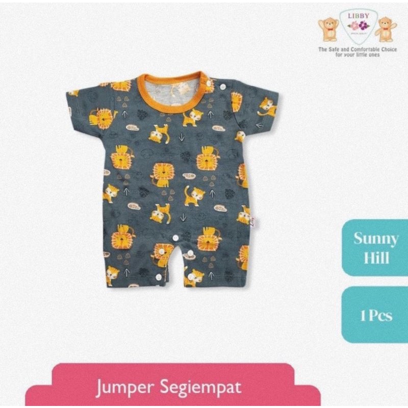 Libby Jumper Segiempat (Romper) Bayi Motif Sunny Hill - Baju Bayi