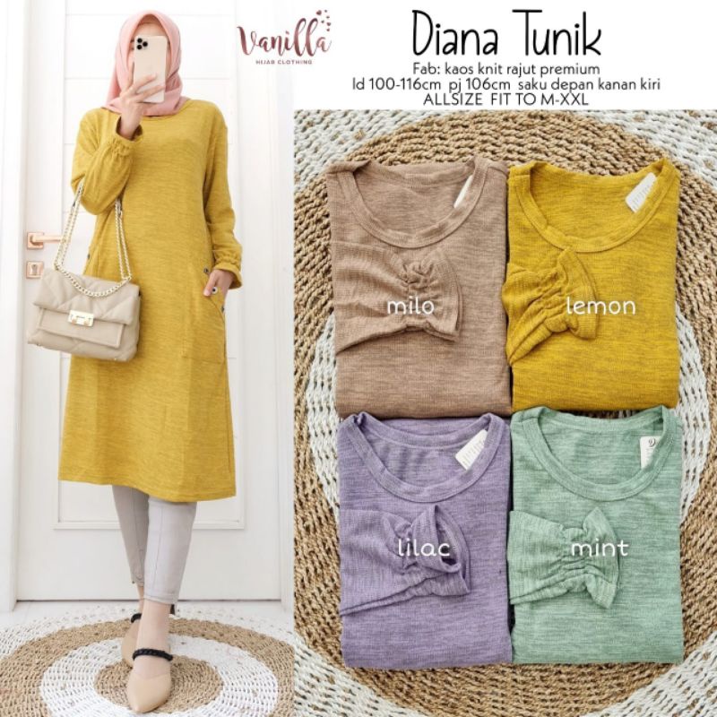 Tunik wanita muslim diana