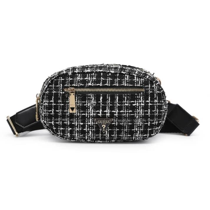U4Z4 [QBAG_STOREIMPORT] TAS WANITA GU3SS BAGWAIST BAG  TAS PINGGANG TAS DADA CESSILY TWEED RAJUT IMP