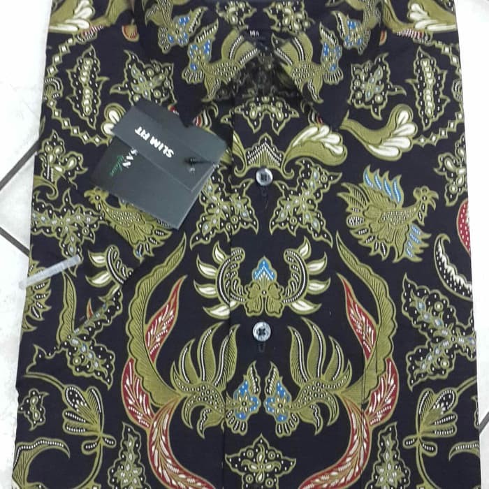 KEMEJA BATIK  kemeja Batik alisan lengan pendek slimfit dan reguler,,,,  COC KATOO