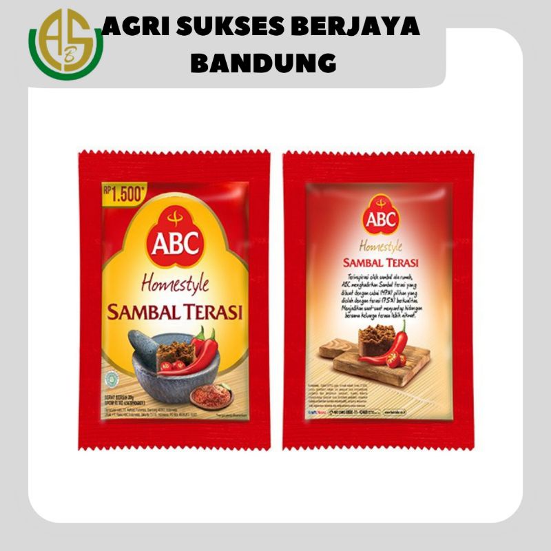 

Sambal Terasi ABC 20 Gram - Pcs