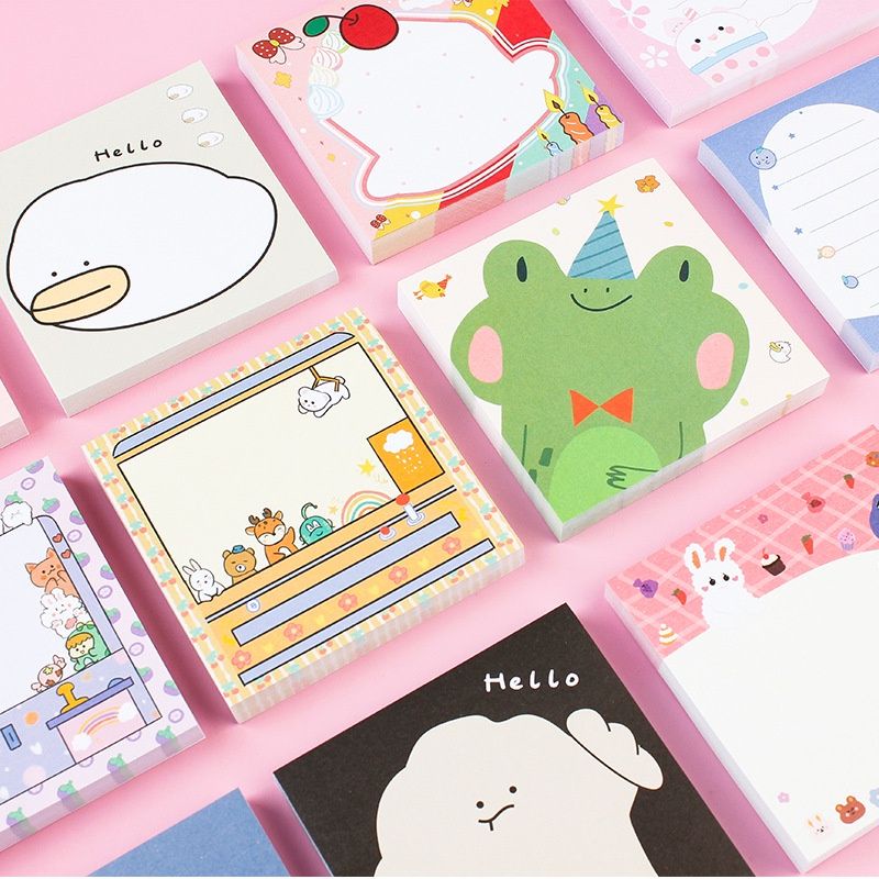 

Cute Sticky Notes Korean Aesthetic | penanda catatan memo isi 80 lembar