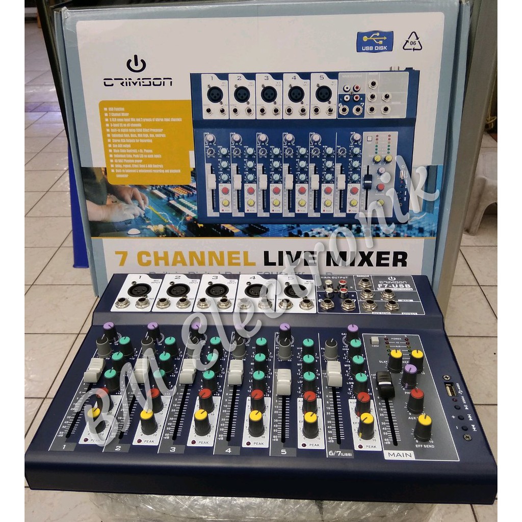 Mixer crimson f7 usb
