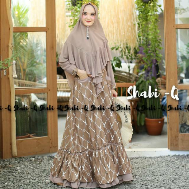 Freya gamis syari ori by Shabi-Q