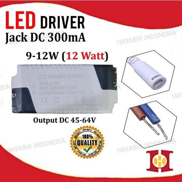 LED Driver Power Supply Lampu Downlight Panel 4-7W 12-18W 18-25W Watt