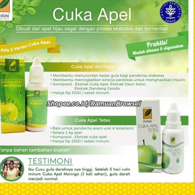 

Terbaru Cuka Apel Tetes Botani Ready