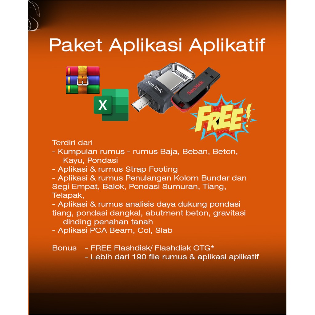Flashdisk Paket Aplikasi Aplikatif