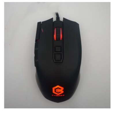 Mouse gaming cyborg wired usb 2.0 optical 4000dpi 60ips 20g 8d 1Khz rgb macro phantom f3 f-3