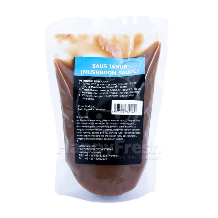 

Fe01Gg Saus Jamur Mushroom Sauce My Taste 500Gr - Mushroom Sauce F30E1F111