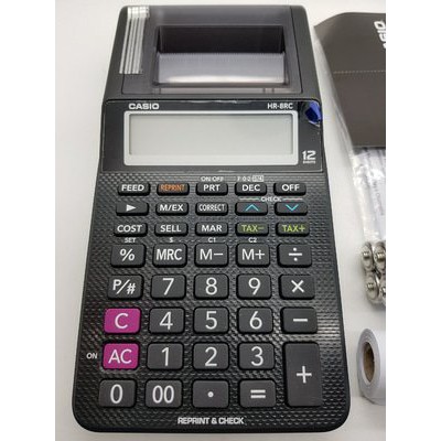 

Jual Casio HR 8 RC REPRINT CHECK Print Kalkulator Calculator 8RC Murah