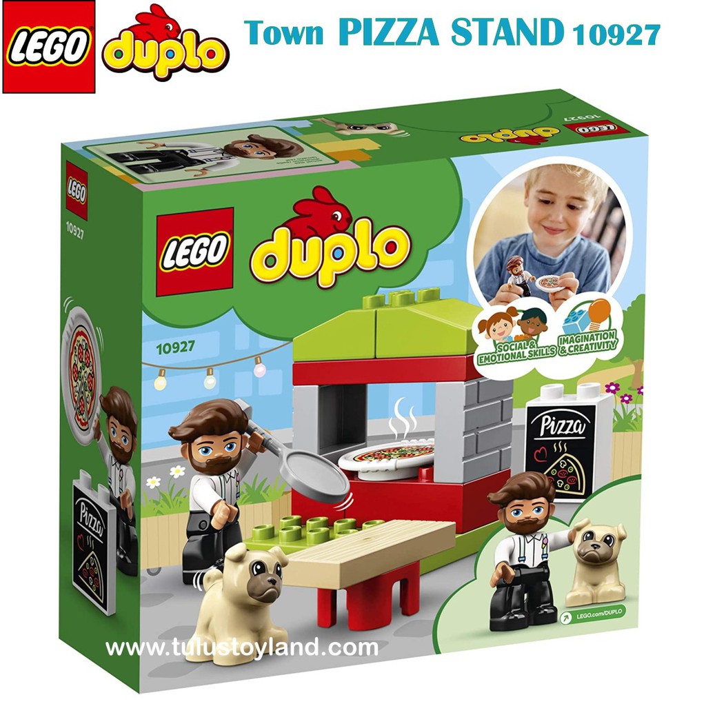 LEGO Original DUPLO Town Playroom 10925 Bedroom 10926 Pizza Stand 10927 ASLI Mainan Susun Balok